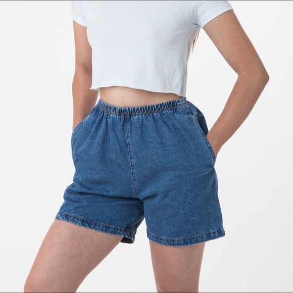 Los Angeles Apparel Pants - Los Angeles Apparel 10 oz Denim Mid-Length Short